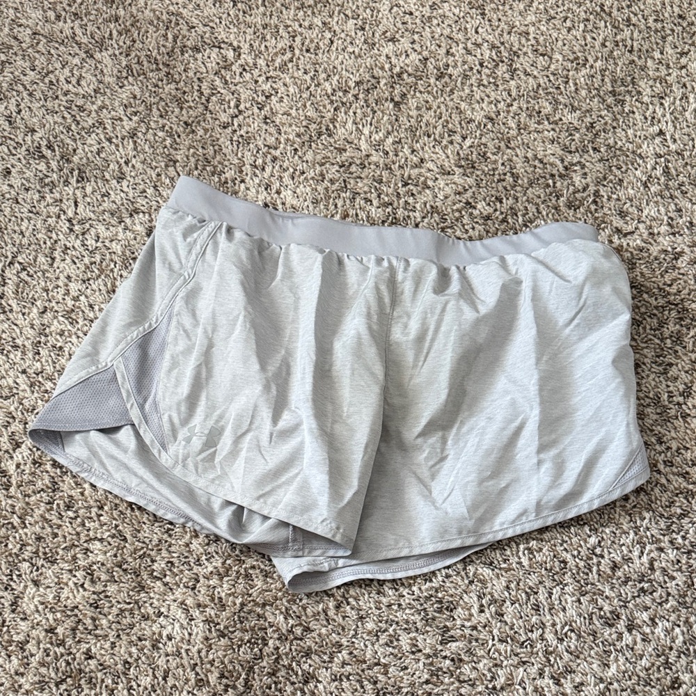 Under Armour Women's Light Gray Athletic Shorts